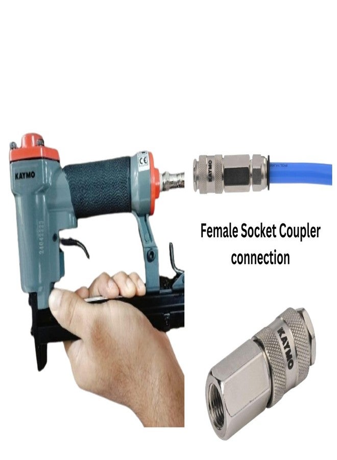 Kaymo S3320SF Coupler 1/4" Female Socket (Steel One Touch European Type) - Image 4